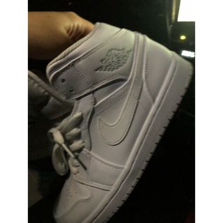 ナイキ(NIKE)のジョーダン　Jordan 1 ハイカット　ホワイト　26.5 最終値下げ(スニーカー)