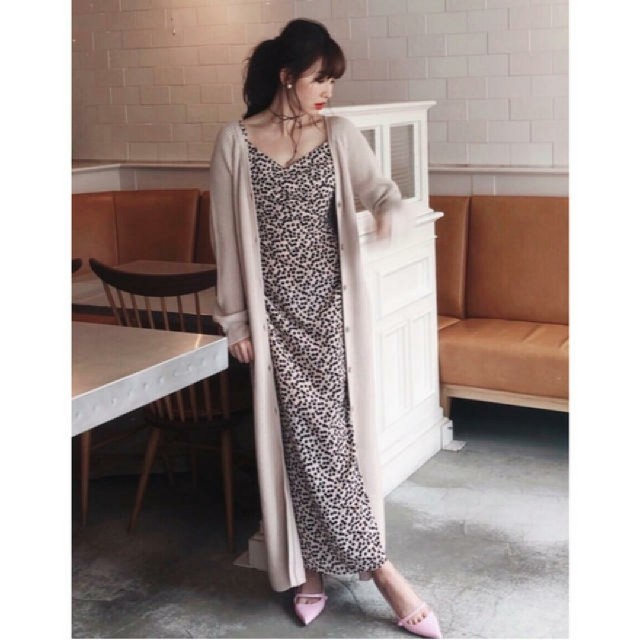 Her lip to♡Rib Knit Long Maxi Cardigan