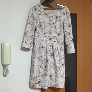 プロポーションボディドレッシング(PROPORTION BODY DRESSING)の花がらタイトワンピース(ミニワンピース)