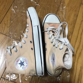 コンバース(CONVERSE)のＫaRiiinさま専用♡♡コンバーススニーカー♡薄いピンクベージュ♡23cm(スニーカー)