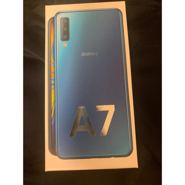Galaxy A7 モバイル対応 simフリースマートフォン　ブルー