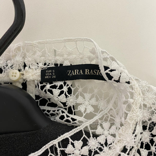 ZARA(ザラ)のZARA ザラ　袖レース　ワンピース レディースのワンピース(ひざ丈ワンピース)の商品写真