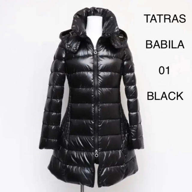 【タトラス バビラ 01】美品 ダウンコート ブラック 01  BABILA