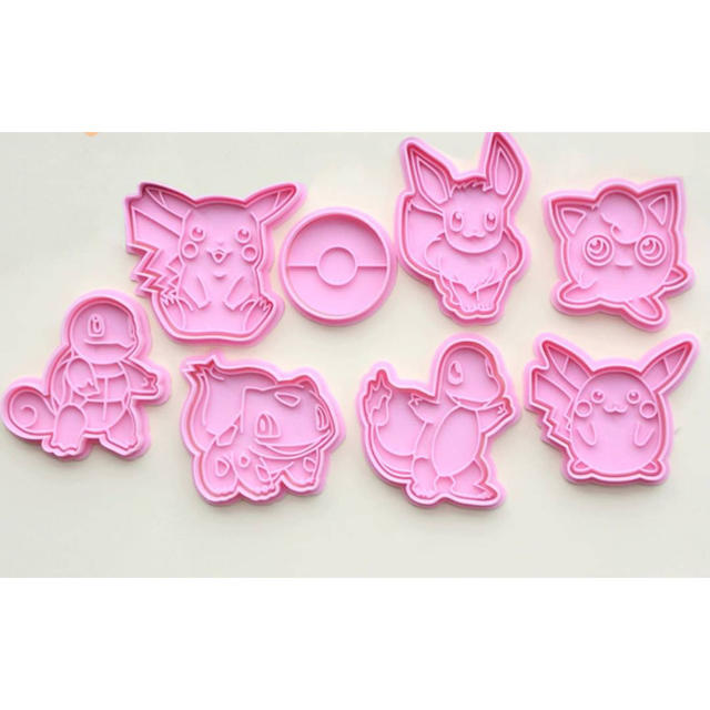 キャラクター クッキー型 ポケモン 風 8個セット お菓子作り 製菓用 98 の通販 By Maasaa12 S Shop ラクマ