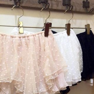 スナイデル(SNIDEL)のチュールドットボリュームショートパンツ(ショートパンツ)