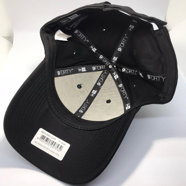 NEW ERA(ニューエラー)のニューエラ キャップ ベーシック ブラック 黒 メンズの帽子(キャップ)の商品写真
