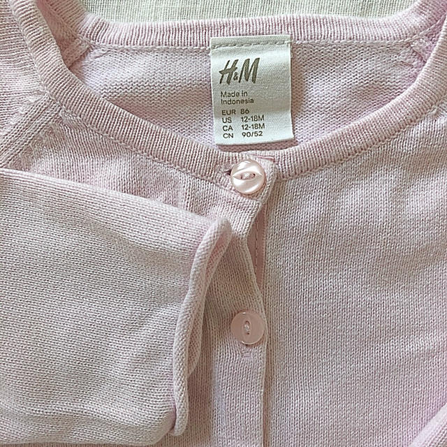 【m※まとめ買いお値引き♪様専用】ガールズ　H&Mカーディガン キッズ/ベビー/マタニティのキッズ服女の子用(90cm~)(カーディガン)の商品写真