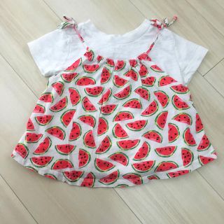 ザラキッズ(ZARA KIDS)のZARA girls & baby GAP トップス2枚組 2Ｙ(Tシャツ/カットソー)