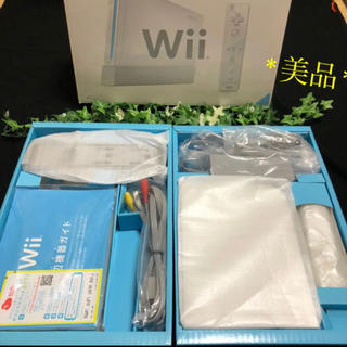 ウィー(Wii)の【専用ページ】【美品】Wii ホワイト すぐに使えるセット(家庭用ゲーム機本体)