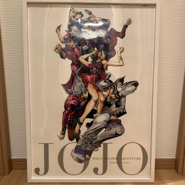 額付き ジョジョ展 B2ポスター ジョジョの奇妙な冒険