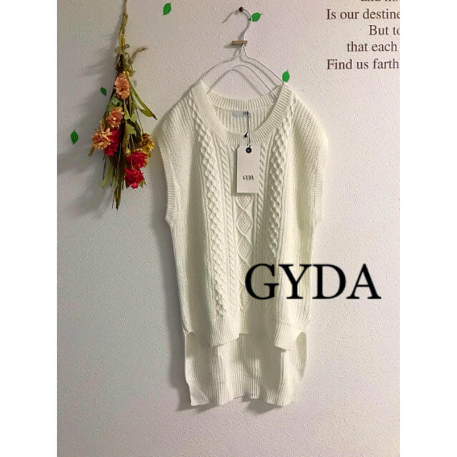 GYDA(ジェイダ)の新品☆GYDA☆ジェイダ  ニットベスト  ノースリーブニット レディースのトップス(ベスト/ジレ)の商品写真