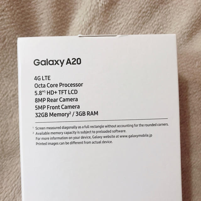 Galaxy(ギャラクシー)のGalaxy A20 スマホ/家電/カメラのスマートフォン/携帯電話(スマートフォン本体)の商品写真