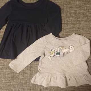 ジンボリー(GYMBOREE)のジンボリー babyGAP ペプラム ロンT セット(シャツ/カットソー)