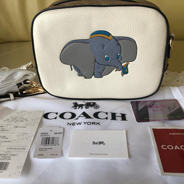 【新品 】COACHディズニー バッグ ダンボ ショルダーバッグ 3