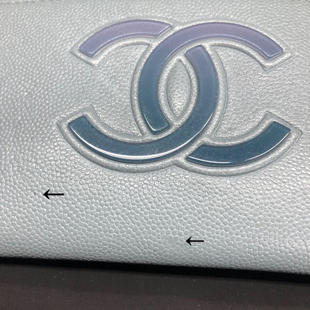 CHANEL(シャネル)のシャネル　長財布　水色 レディースのファッション小物(財布)の商品写真