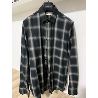 サンローラン(Saint Laurent)の2016AW サンローラン チェックシャツ 数回使用 サイズ37(シャツ)