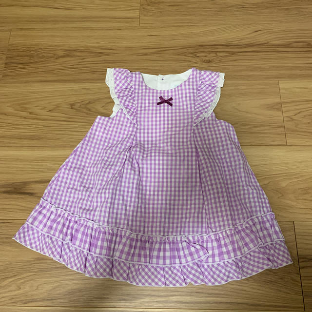 BeBe(ベベ)の【新品・未使用】bebe ワンピース＋ブルマ キッズ/ベビー/マタニティのベビー服(~85cm)(ワンピース)の商品写真