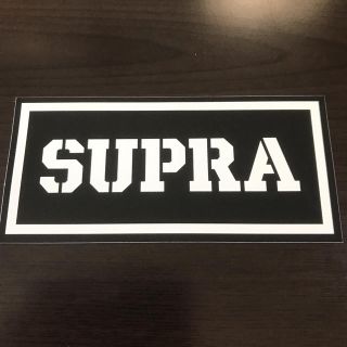 【縦7.1cm横15.3cm 】Supra ステッカー