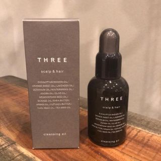 スリー(THREE)の【新品】THREE スキャルプ＆ヘア クレンジングオイル60mL(ヘアケア)