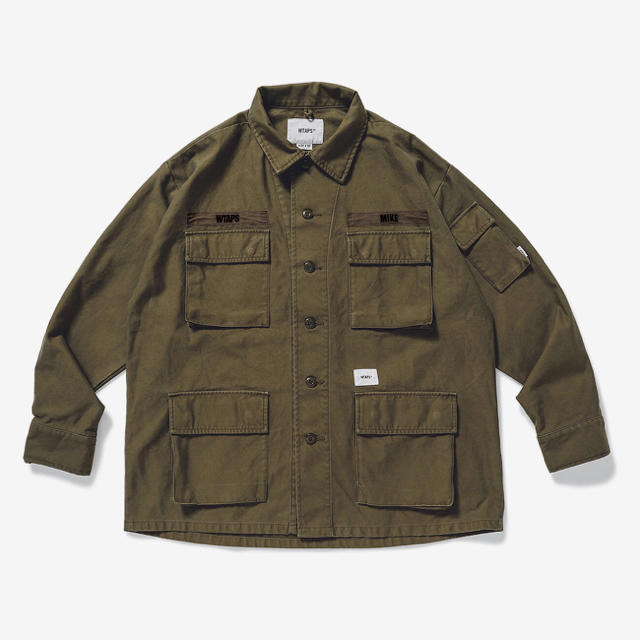 WTAPS JUNGLE LS 01 SHIRT COTTON SATINジャケット/アウター