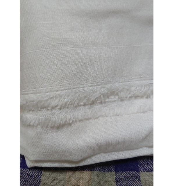 Wガーゼ 無地 白 １６０×１００cm ハンドメイドの素材/材料(生地/糸)の商品写真