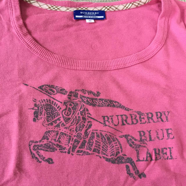 BURBERRY BLUE LABEL(バーバリーブルーレーベル)のバーバリーロングTシャツ レディースのトップス(Tシャツ(長袖/七分))の商品写真