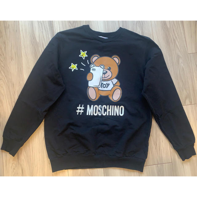 MOSCHINO(モスキーノ)のモスキーノ　キッズ　スウェット　トレーナー　テディベア レディースのトップス(トレーナー/スウェット)の商品写真