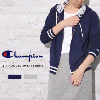 チャンピオン(Champion)の新品 M Champion チャンピオン スウェット ジップパーカー ネイビー(パーカー)