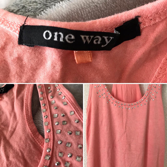 one*way(ワンウェイ)の★ 2点¥450♡one way キラキラタンクトップ レディースのトップス(タンクトップ)の商品写真