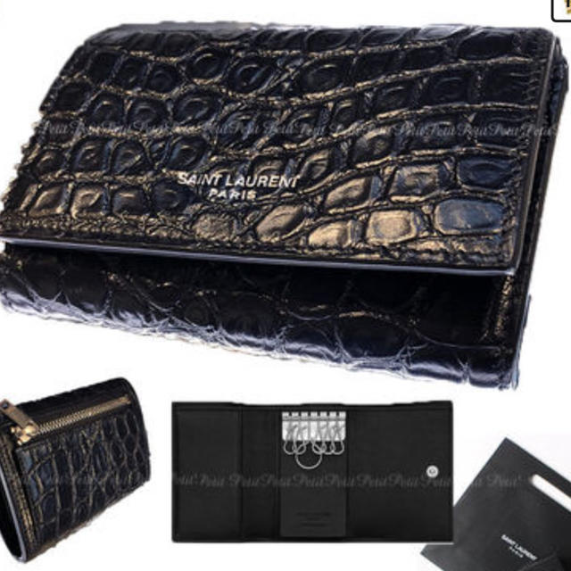 YSL キーケース クロコ柄 新品!! | フリマアプリ ラクマ YSL キーケース クロコ柄 新品!! | フリマアプリ ラクマ
