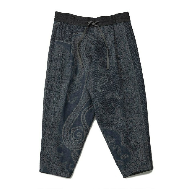 YANTOR Paisley Jacquard Wool Himo Pants