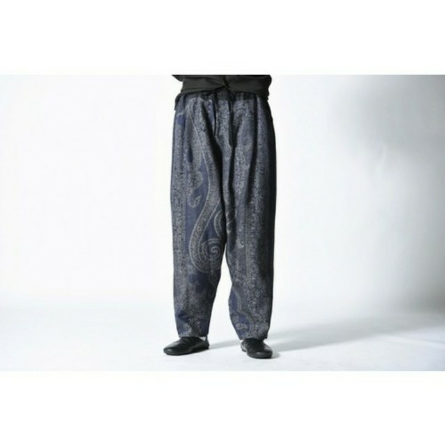 フルオーダー YANTOR Paisley Jacquard Wool Himo Pants www.shilangco.ir