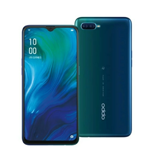 【新品未開封、残債なし】OPPO Reno A 128GB ブルー SIMフリー