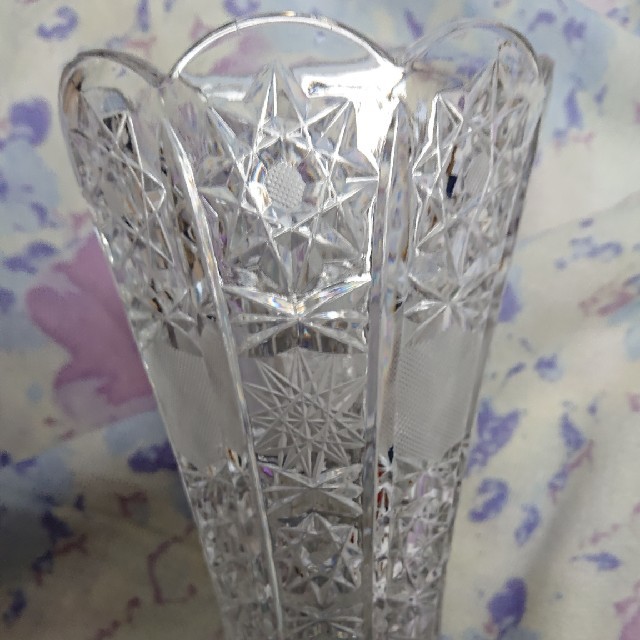 BOHEMIA Cristal - チェコ・ボヘミアンクリスタルガラス花瓶の通販 by Milka's Frohmarkt｜ボヘミア