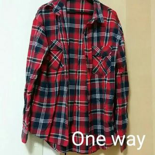 ワンウェイ(one*way)のOneway オーバーサイズ チェックシャツ (シャツ/ブラウス(長袖/七分))