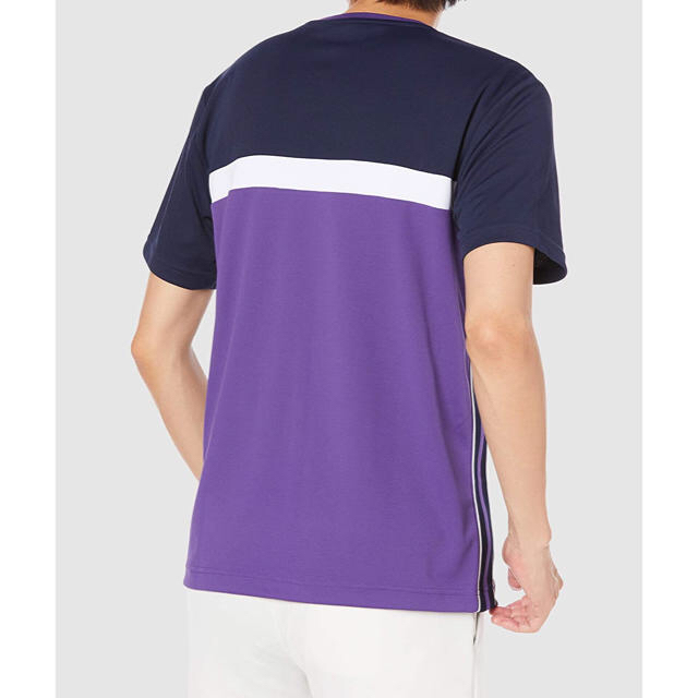 FILA(フィラ)のFILA フィラ テニスウェア 半袖Tシャツ パープル VM5433メンズM新品 スポーツ/アウトドアのテニス(ウェア)の商品写真