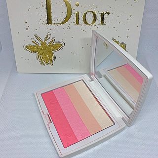 クリスチャンディオール(Christian Dior)のディオール スノー チェリー ブルーム パウダー001 限定品 used(フェイスパウダー)