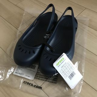 クロックス(crocs)のクロックス　スリングバック　ネイビー(サンダル)