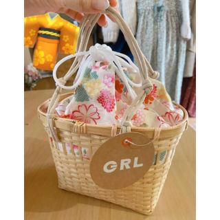 グレイル(GRL)の〜6/14最終お値下げ！　＊GRL 浴衣用かごバック＊(和装小物)