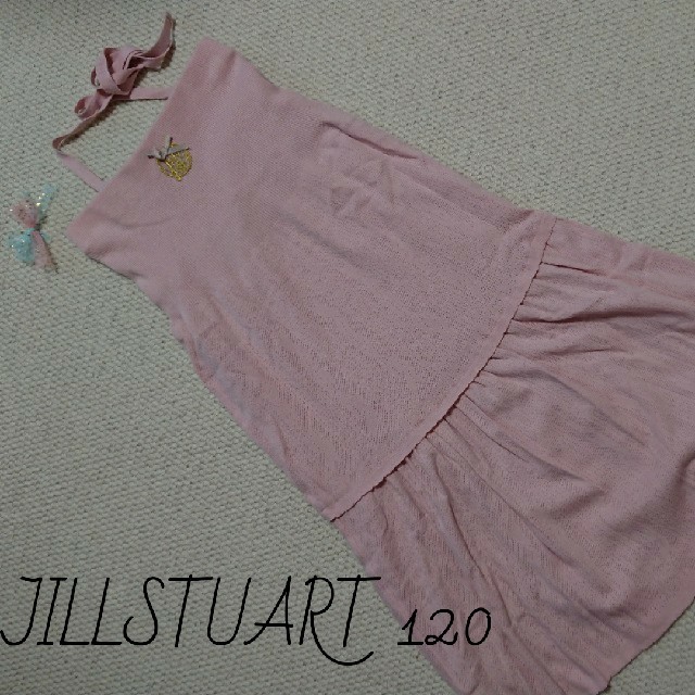 JILL by JILLSTUART(ジルバイジルスチュアート)のNo.068【120】新品 ジルスチュアート ベアトップワンピース キッズ/ベビー/マタニティのキッズ服女の子用(90cm~)(ワンピース)の商品写真