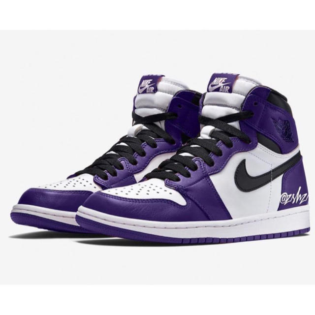 NIKE(ナイキ)のNIKE AIR JORDAN 1 COURT PURPLE メンズの靴/シューズ(スニーカー)の商品写真