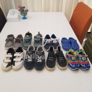 ニューバランス(New Balance)のお値下げ【まとめ売り8点セット】子供靴　どろんこ遊び、雨の日用に！　14～18㎝(スニーカー)