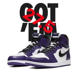 ナイキ(NIKE)のNIKE AIR JORDAN 1 CORT PURPLE(スニーカー)