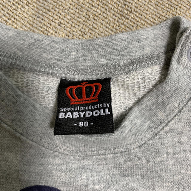 BABYDOLL(ベビードール)のBABYDOLL 半袖 トレーナー ミッキー 90 キッズ/ベビー/マタニティのキッズ服男の子用(90cm~)(Tシャツ/カットソー)の商品写真