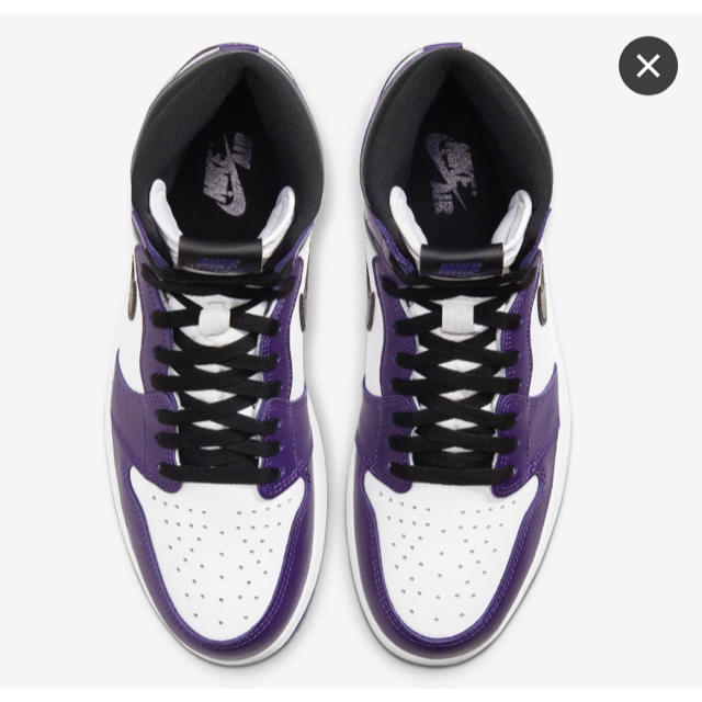 NIKE(ナイキ)の【送料込み27cm】 NIKE AIR JORDAN1 court purple メンズの靴/シューズ(スニーカー)の商品写真