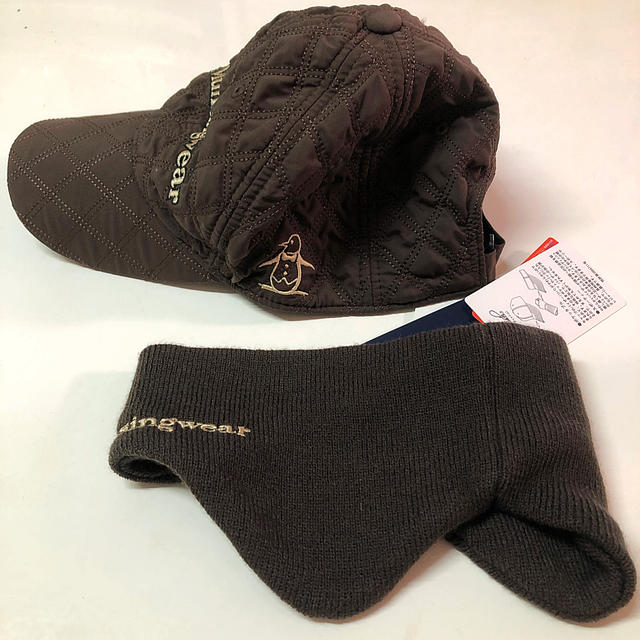 Munsingwear(マンシングウェア)のMunsingWear 帽子　ヘアバンド付き　タグ付き　フリーサイズ メンズの帽子(キャップ)の商品写真