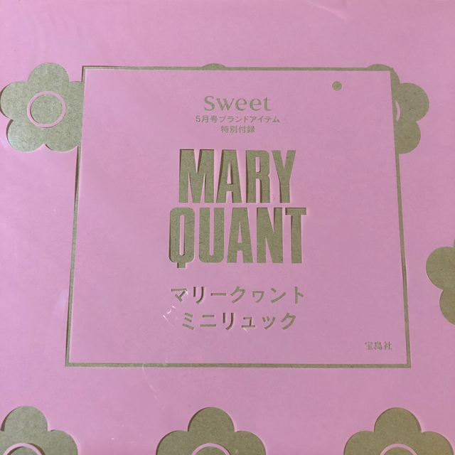 MARY QUANT(マリークワント)のsweet 付録 レディースのバッグ(リュック/バックパック)の商品写真