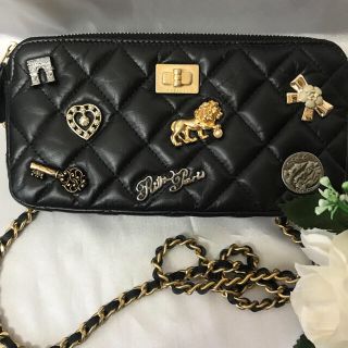 シャネル(CHANEL)のCHANEL 極美品♡極レア 2.55 ラッキーチャーム チェーンウォレット(財布)