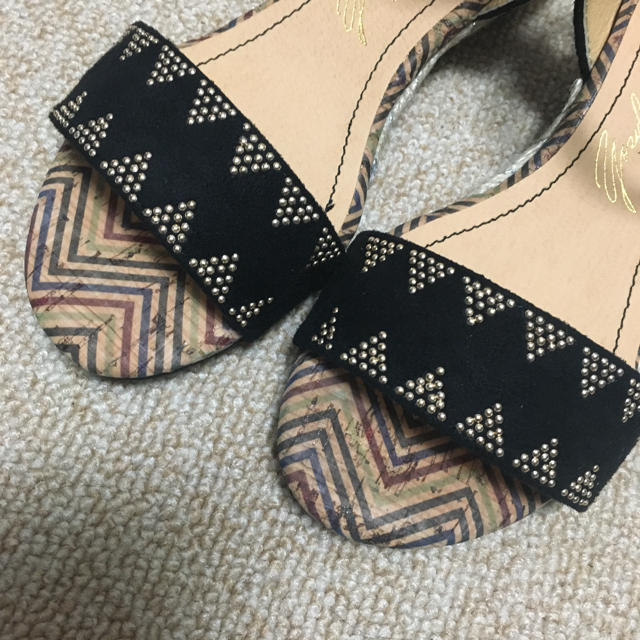 YOSUKE(ヨースケ)のヨースケ　エスニック風サンダル レディースの靴/シューズ(サンダル)の商品写真