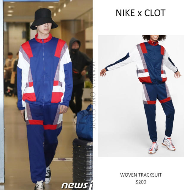 NIKE - 窪塚 NIKE LAB CLOT ウーブン トラックスーツ ナイキ x